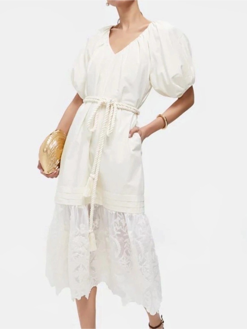 Tuckernuck x Studio McGee Juniper Midi Dress Juniper Midi Dress Puff Sleeve Lace